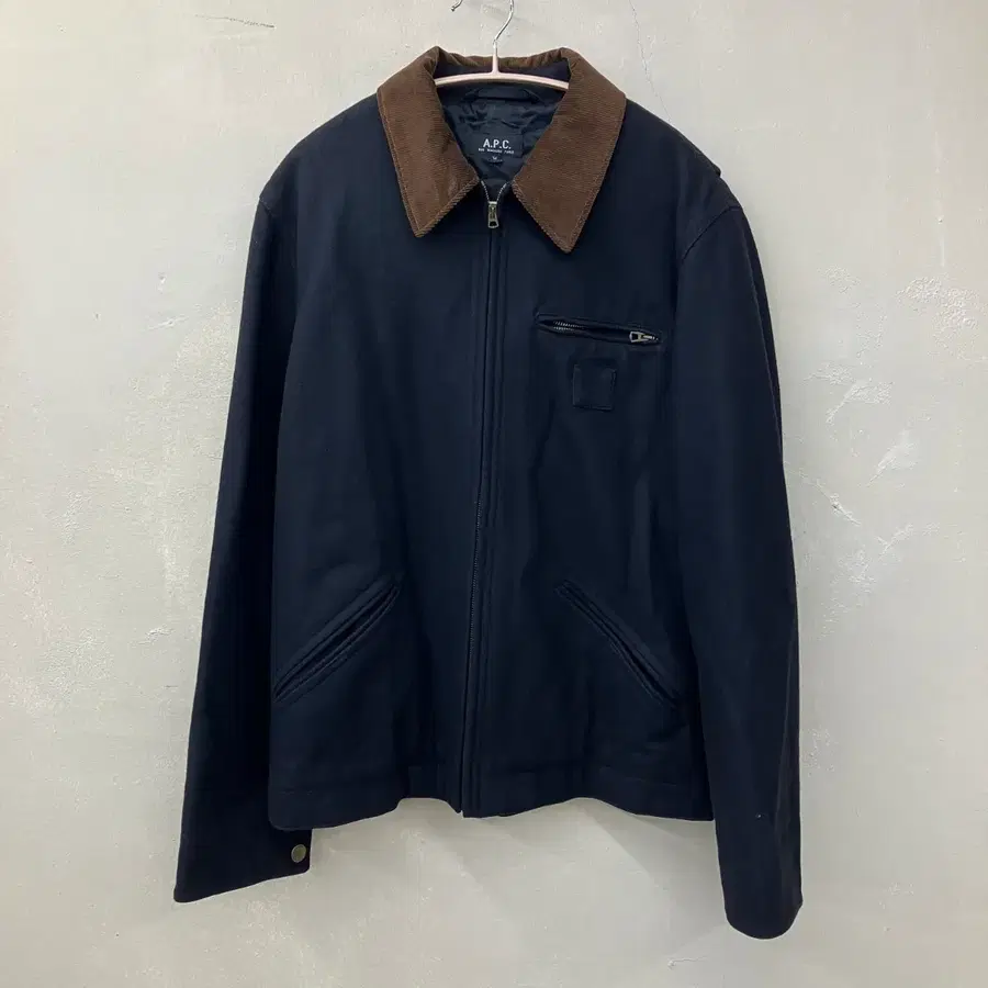 A.P.C. 네이비 코듀로이 자켓 M