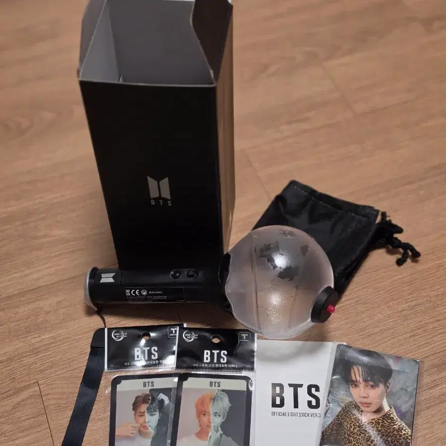 BTS(방탄소년단) 아미밤3 + 티머니(뷔,지민) 일괄판매 싸게올려요