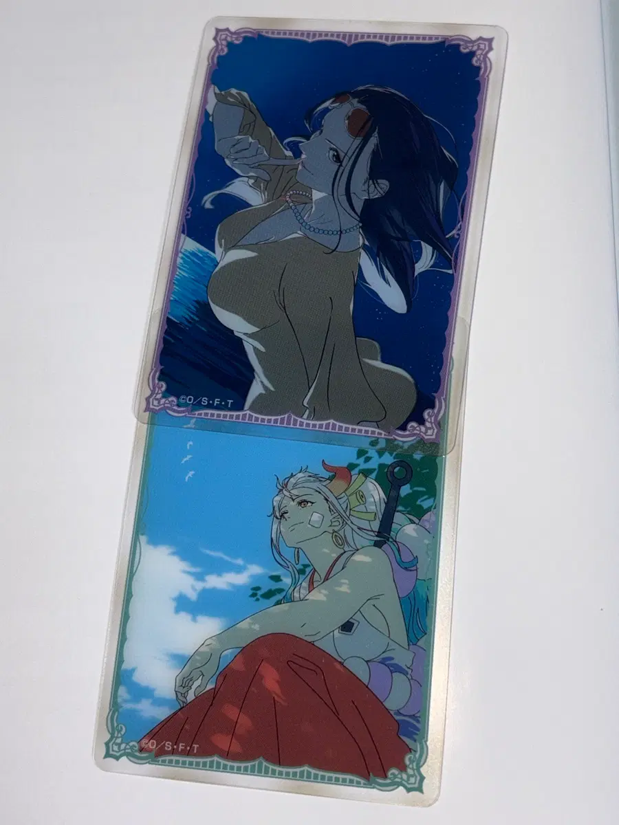 원피스 무기와라샵 ILLUSTRATION WORKS 랜덤 클리어카드 야마토 로빈 양도 판매