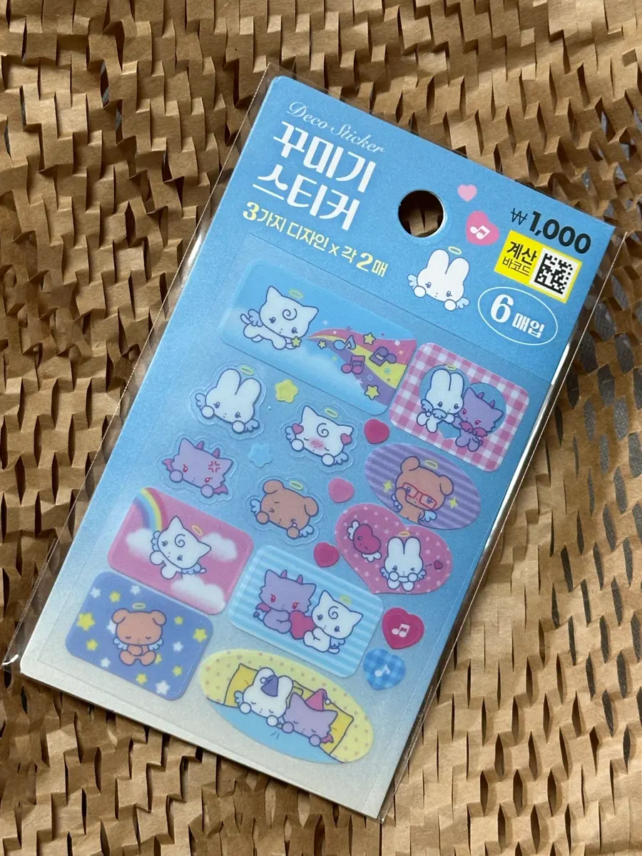 다이소 엔젤코어 꾸미기 스티커