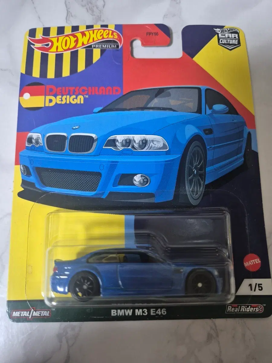 핫휠 프리미엄 BMW M3 E46 도이칠란드 블루