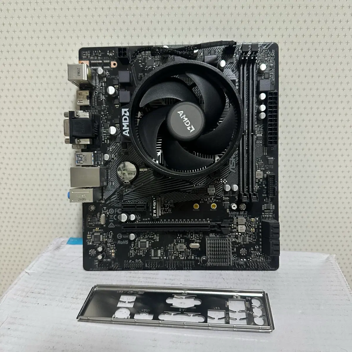 라이젠5 4650G A520M 메인보드 cpu