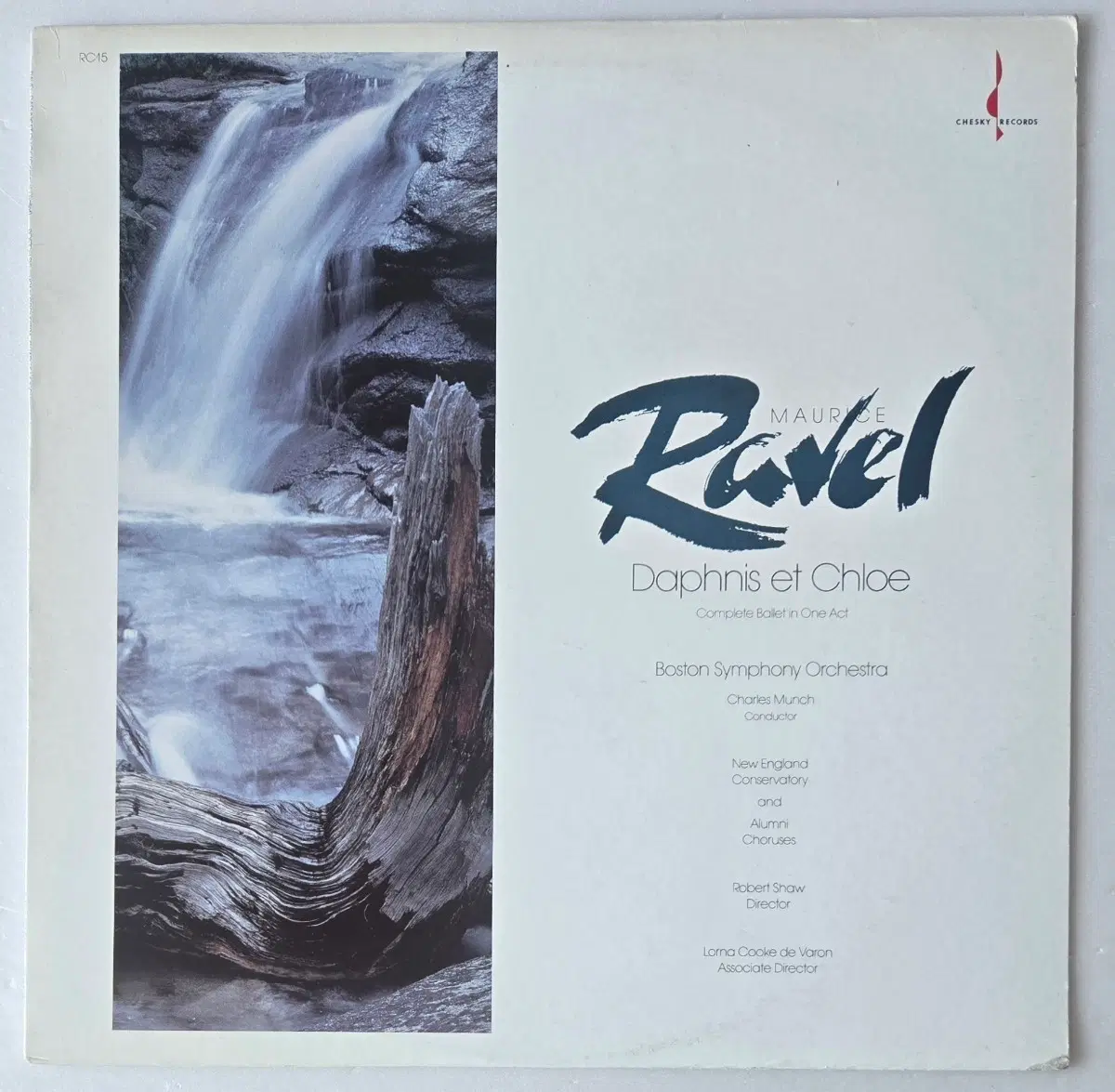 샤를 뮌쉬 보스턴 심포니 - 라벨 다프니스와 클로에 LP ( CHESKY, TAS Super Disc, Audiophile )