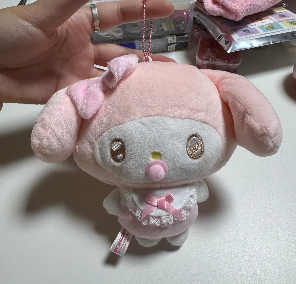 베이비 마이멜로디 인형 키링 새상품 판매중