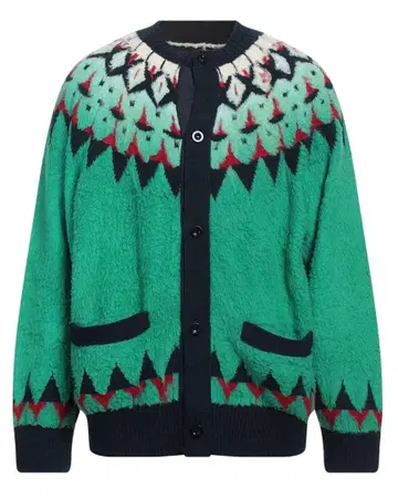 sacai 사카이 니트 가디건 그린 새상품 미사용품