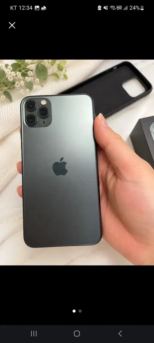 아이폰 11프로 맥스 256GB 딥그린