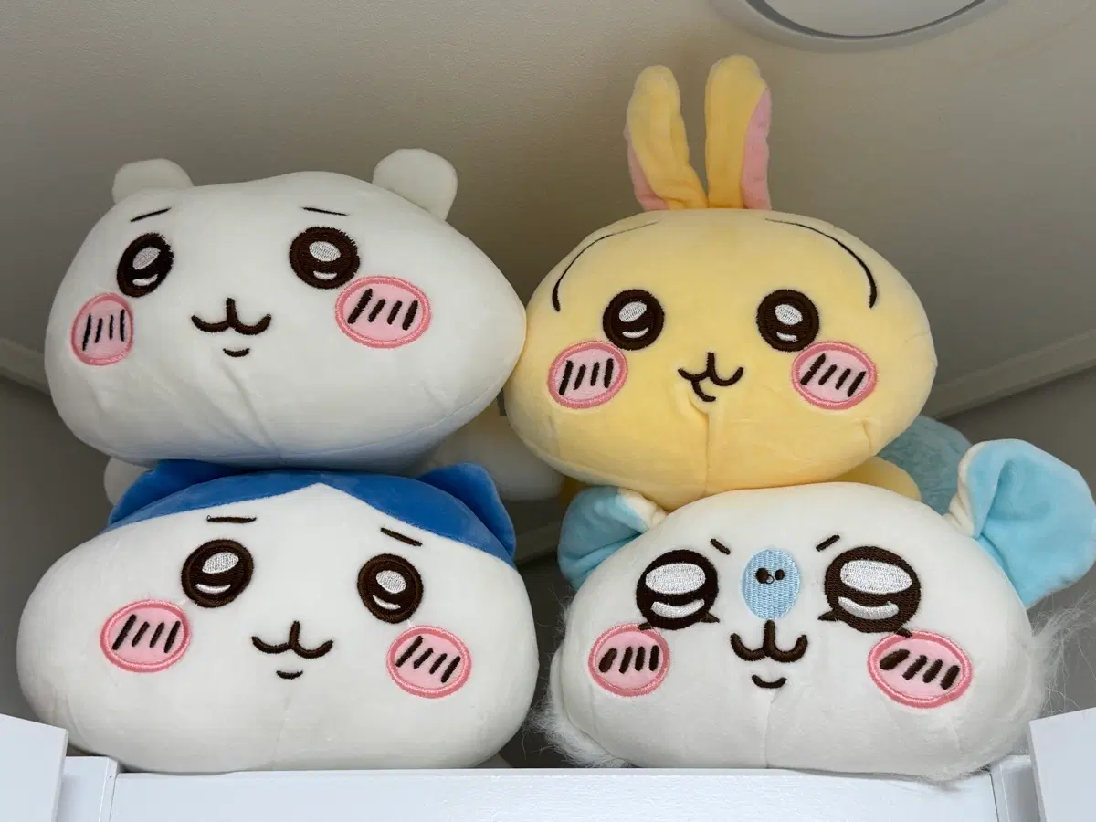 치이카와 인형 4종 일괄 치이카와 하치와레 우사기 모몽가