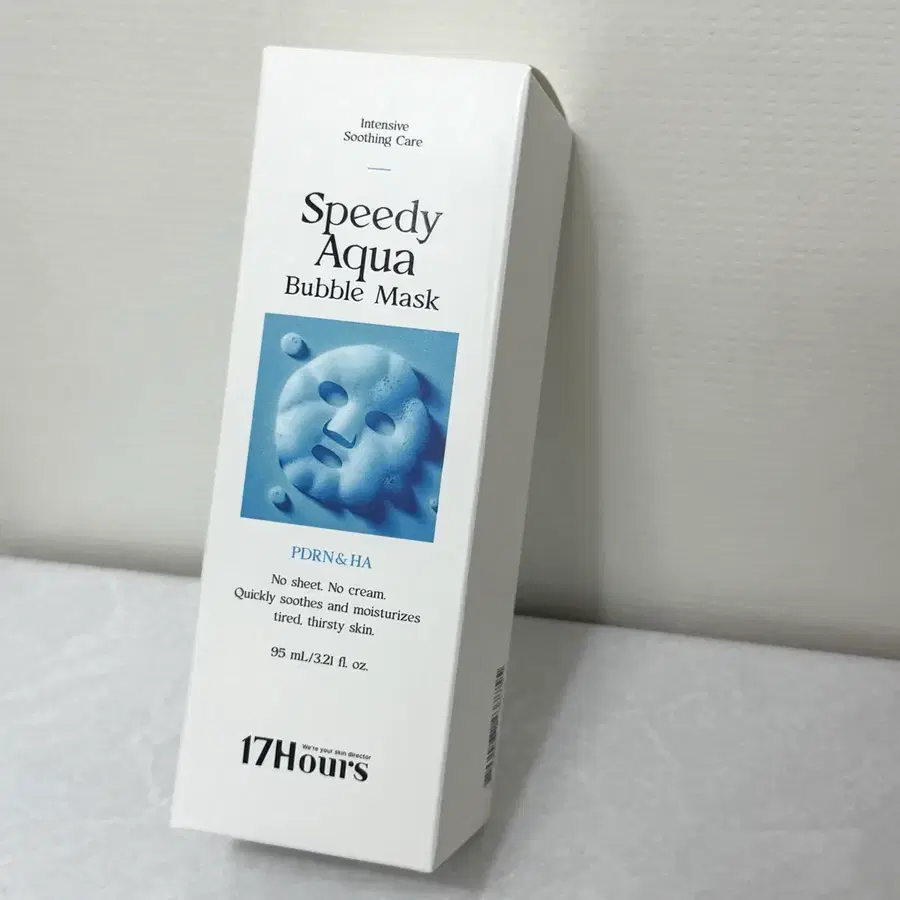 17아워즈 스피디 아쿠아 버블 마스크 95ml 수분 보습 쿨링 화잘먹 스킨케어
