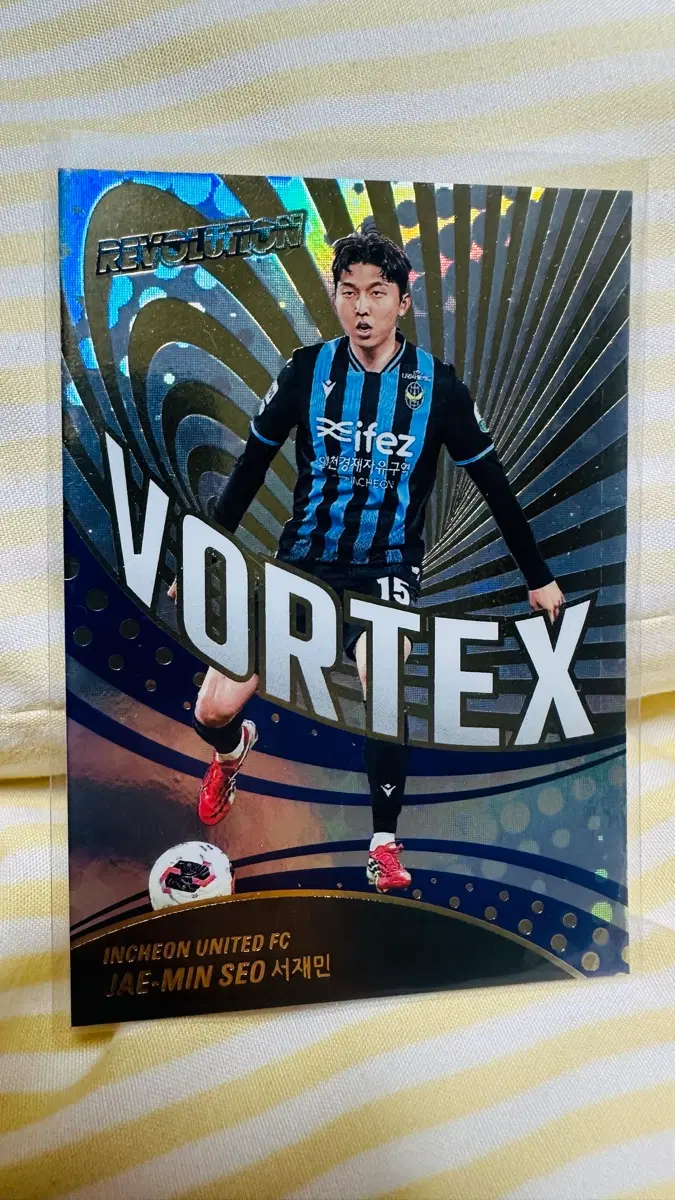 K리그 인천 서재민 VORTEX 레볼루션 카드
