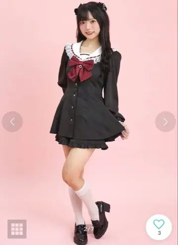 시크릿 허니 세일러 카라 셋업