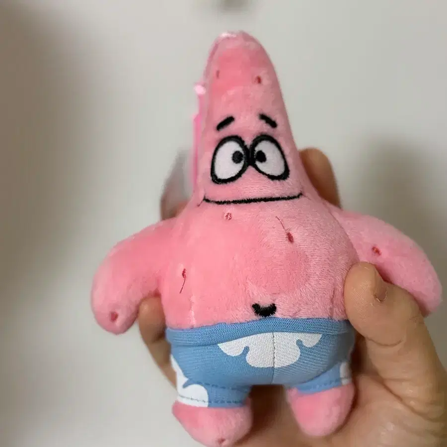 네모바지 스폰지밥 뚱이 약 12cm 인형키링