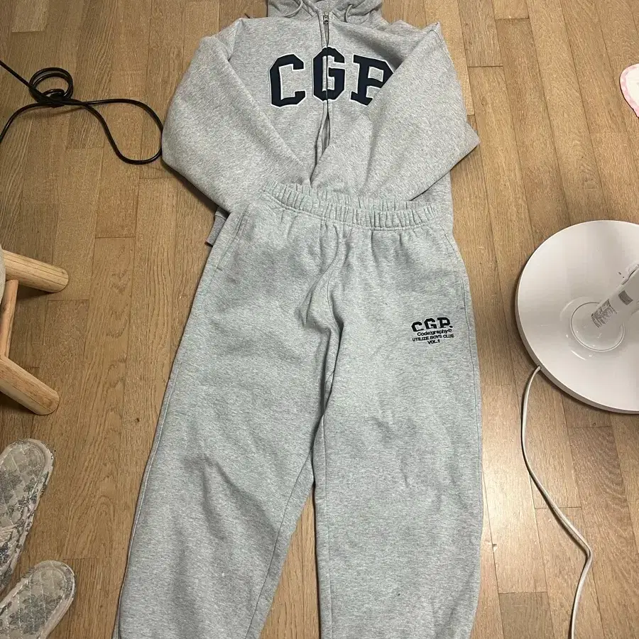 Cgp 후드집업 바지 세트(둘다 기모)
