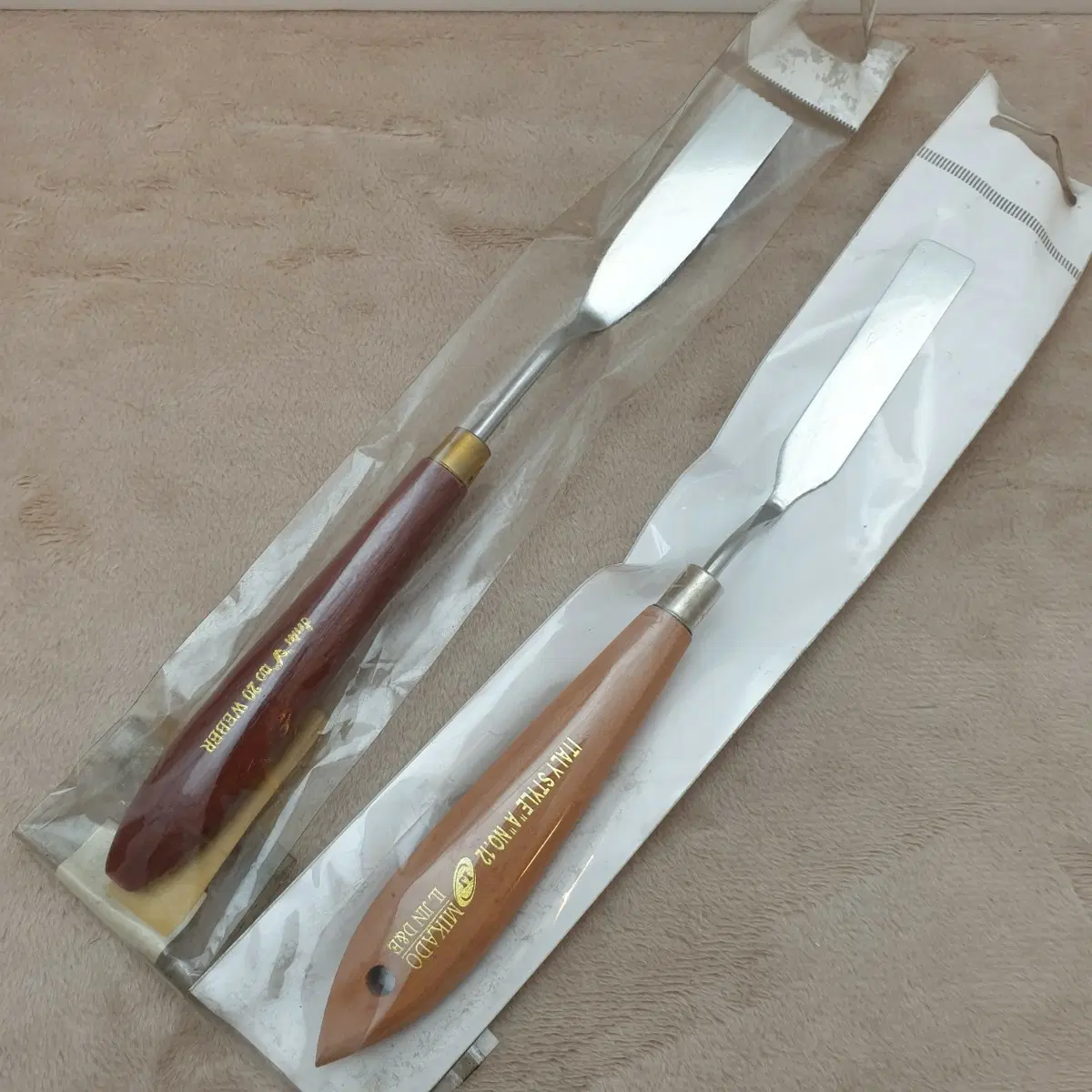 2개일괄) 미술 파렛트 나이프 페인팅 물감