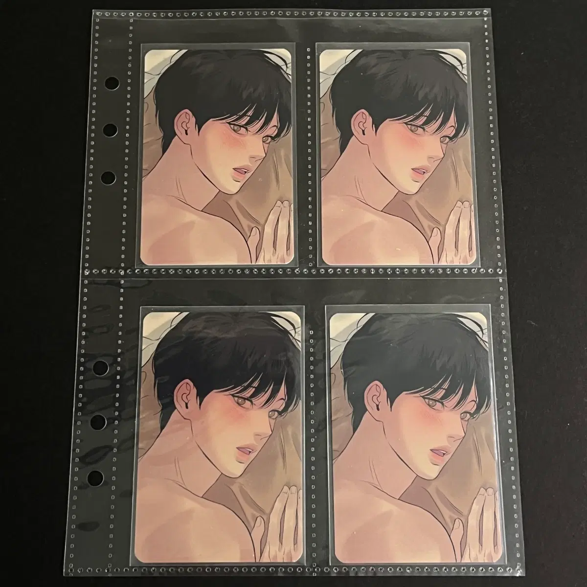 야화첩 나겸 컬렉션 포토카드 포카 4장 일괄