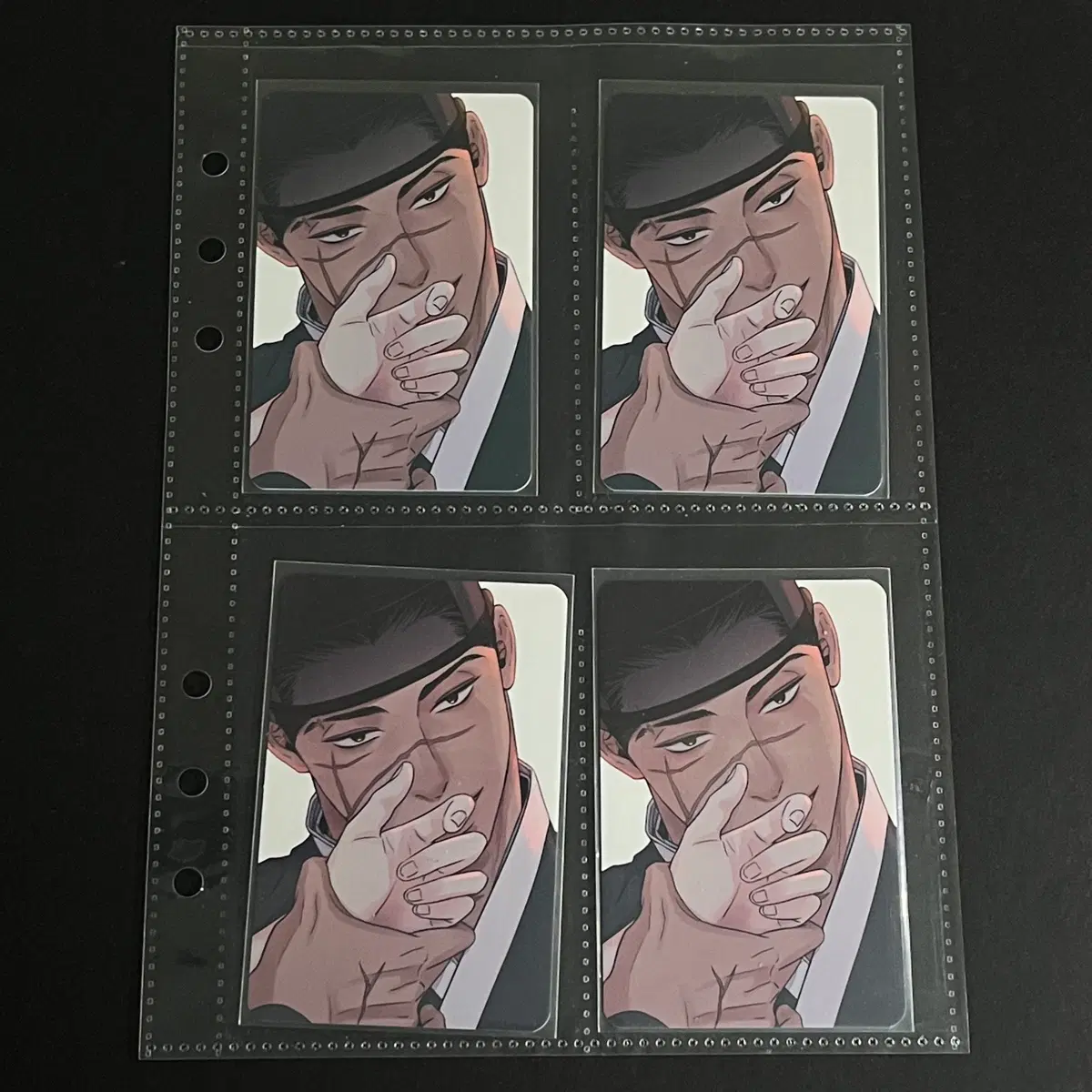 칼과 꽃 희량 컬렉션 포토카드 포카 4장 일괄
