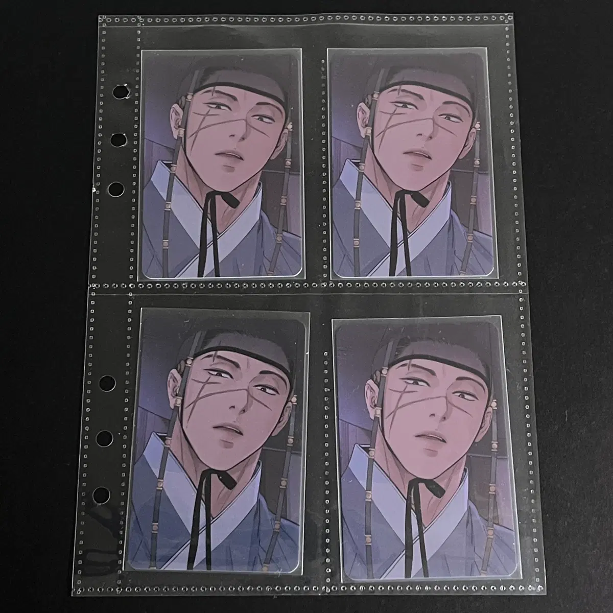 칼과 꽃 희량 컬렉션 포토카드 포카 4장 일괄