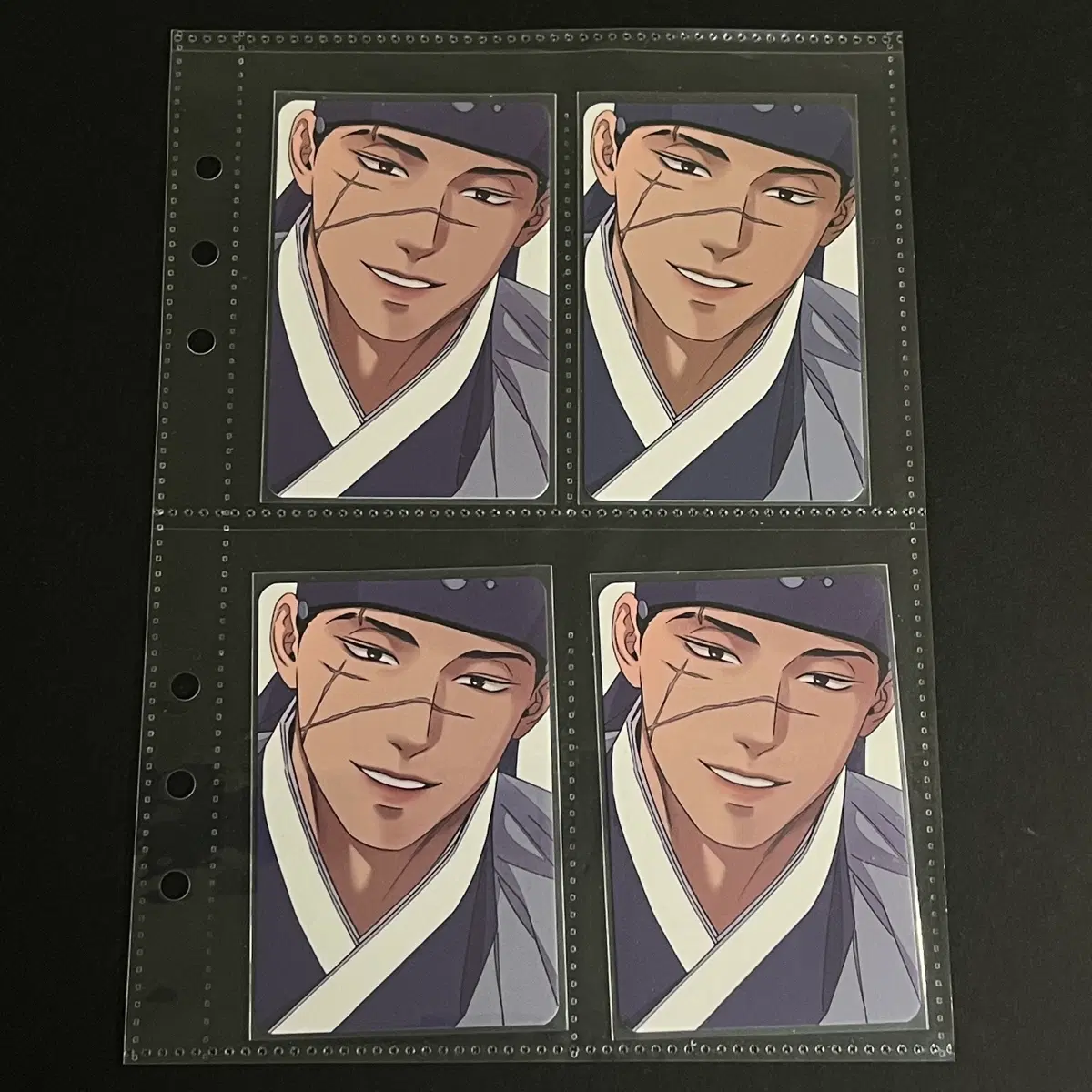 칼과 꽃 희량 컬렉션 포토카드 포카 4장 일괄