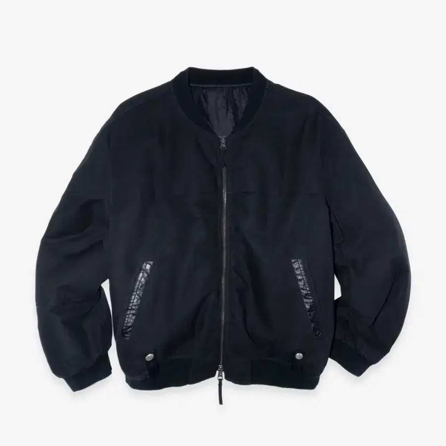 etce Washed Crop Bomber (Black) M