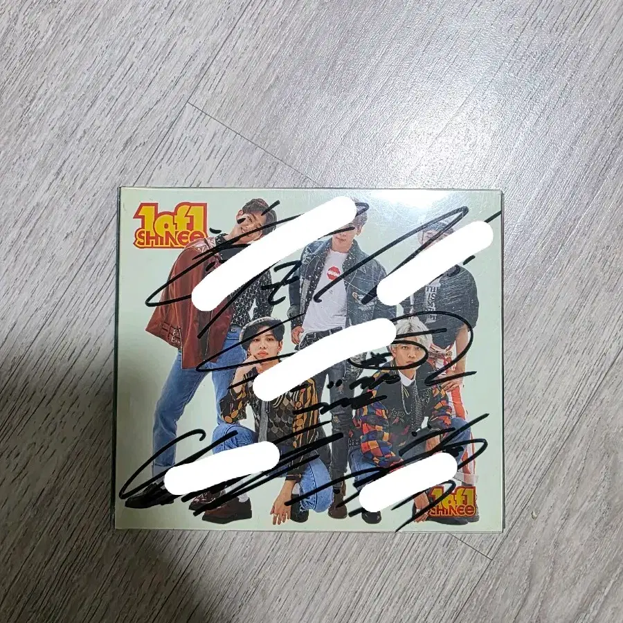 (비매) 샤이니 1 of 1 싸인앨범 풀구성 온유 포카