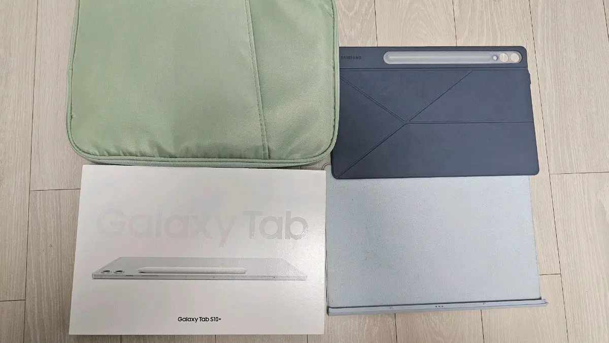 삼성 갤럭시탭 S10+ 256GB 와이파이 실버 S펜 포함 + 정품북커버 + 파우치