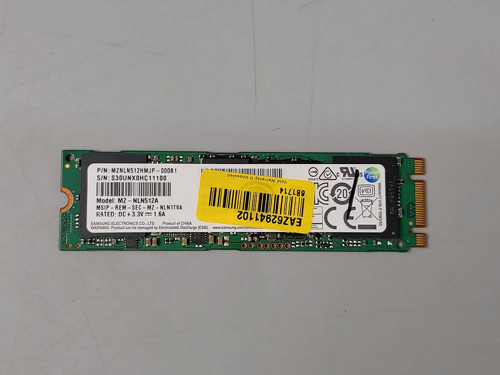 삼성전자 PM871a M.2 SATA SSD 512GB MZ-NLN512A