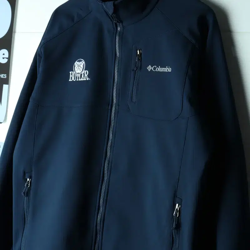 (L-2XL) 컬럼비아 집업 바람막이 점퍼자켓 USA 불독-H40361