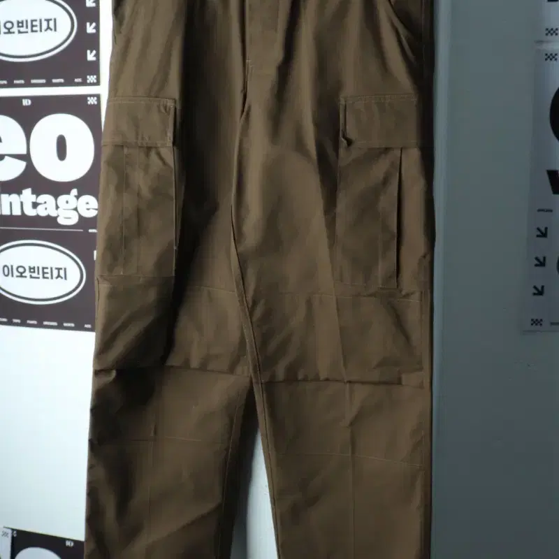 (M-L) 브랜드빈티지 면바지 팬츠 카고 카키 퍼티그-P11004