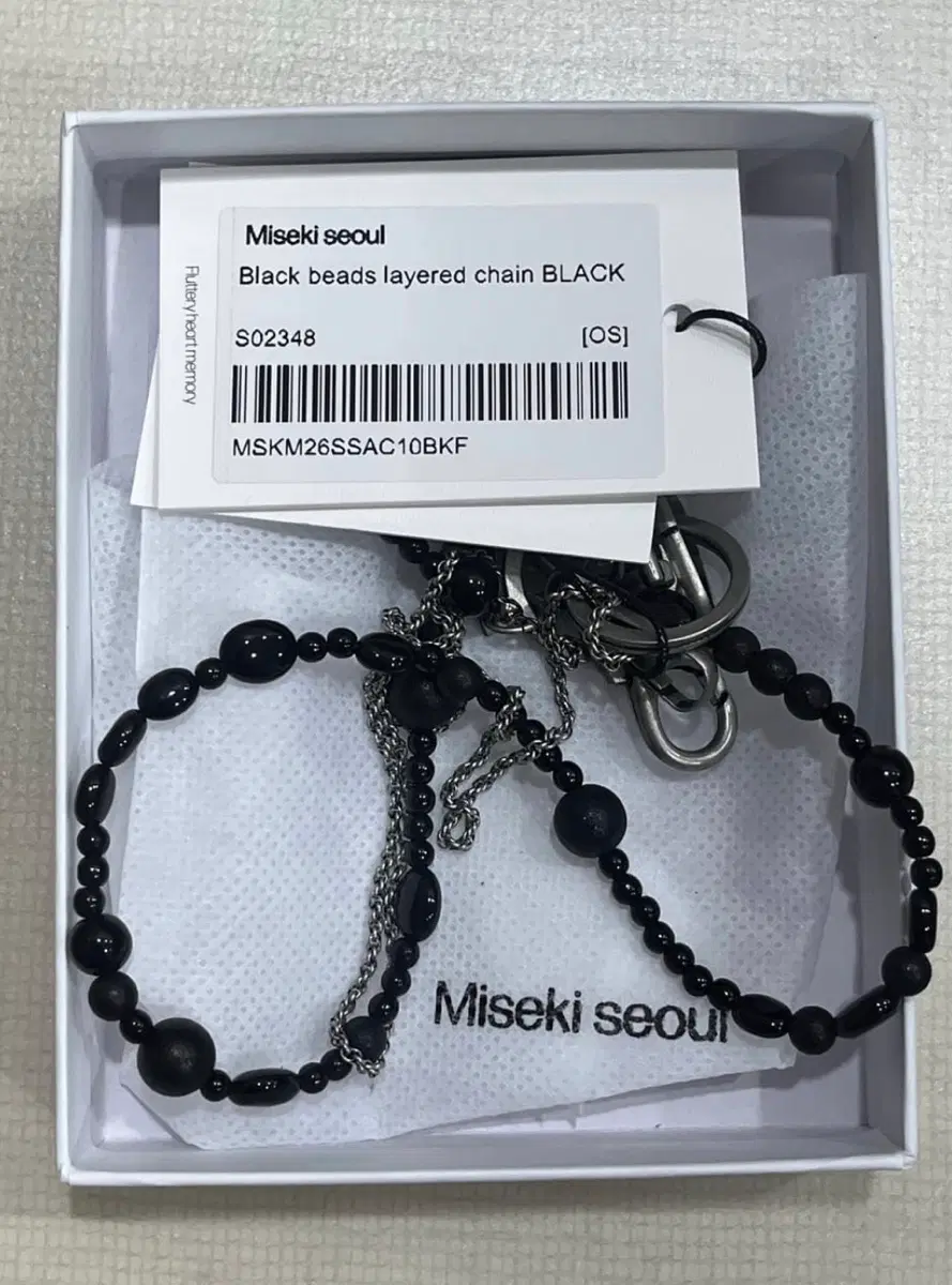미세키서울 목걸이 2way beads string necklace