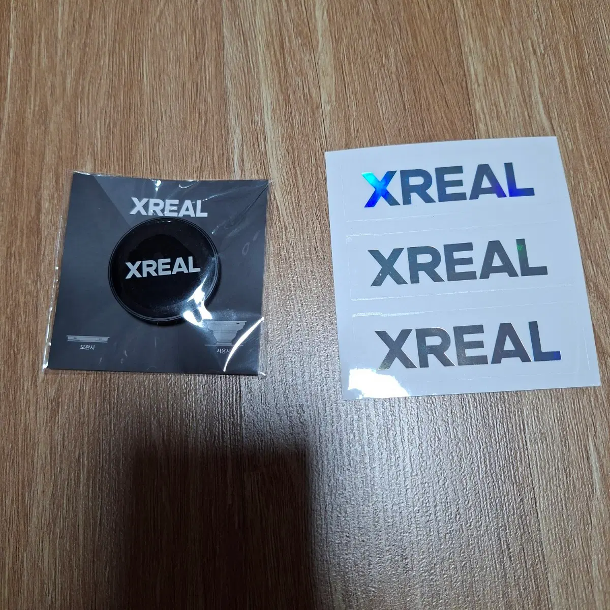 엑스리얼 그립톡+스티커 새제품 XREAL