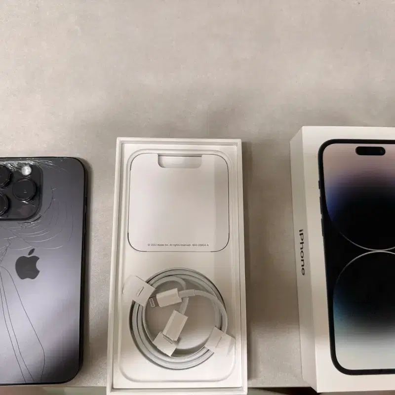 아이폰 iPhone 14pro 128gb space gray 14프로 128기가 스페이스 그레이 풀박스