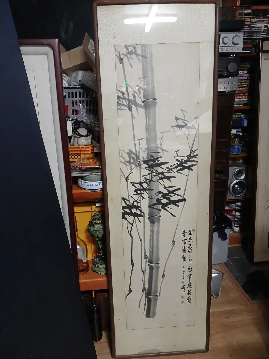 대나무 그림 액자