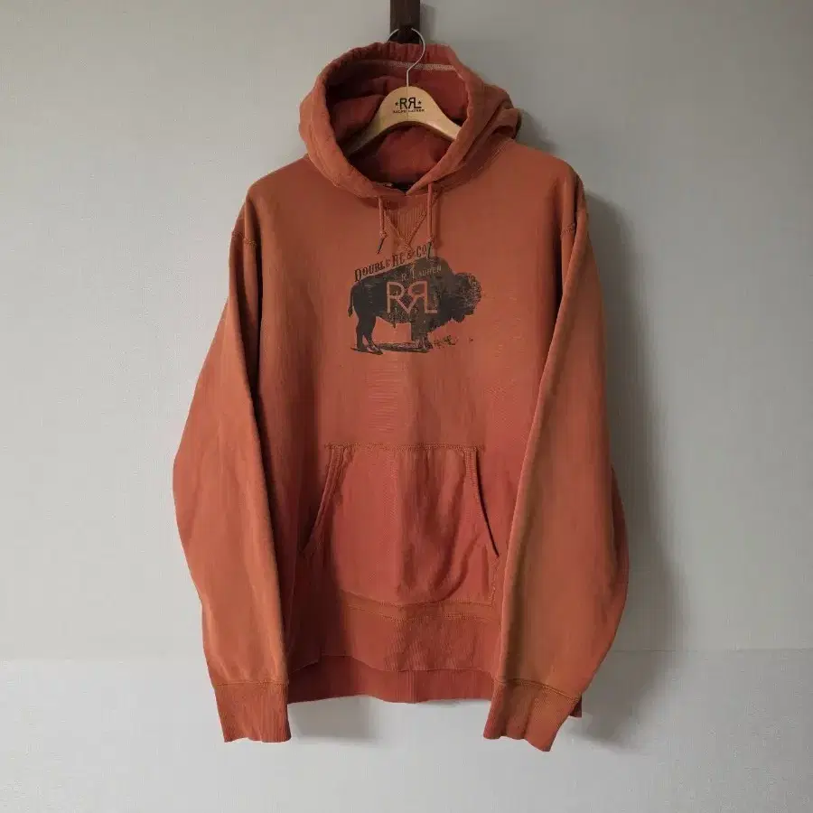 RRL 가먼트 다잉 버팔로 후드 티셔츠 XL
