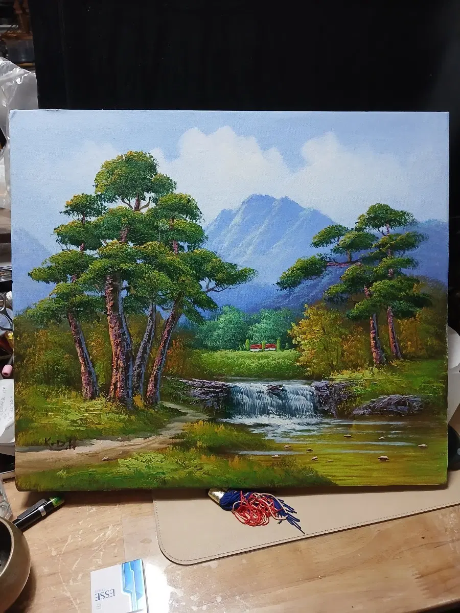 풍경화 유화 산수화