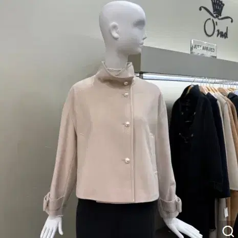 오즈세컨 펄버튼 울 코트 자켓 55 사이즈 정품
