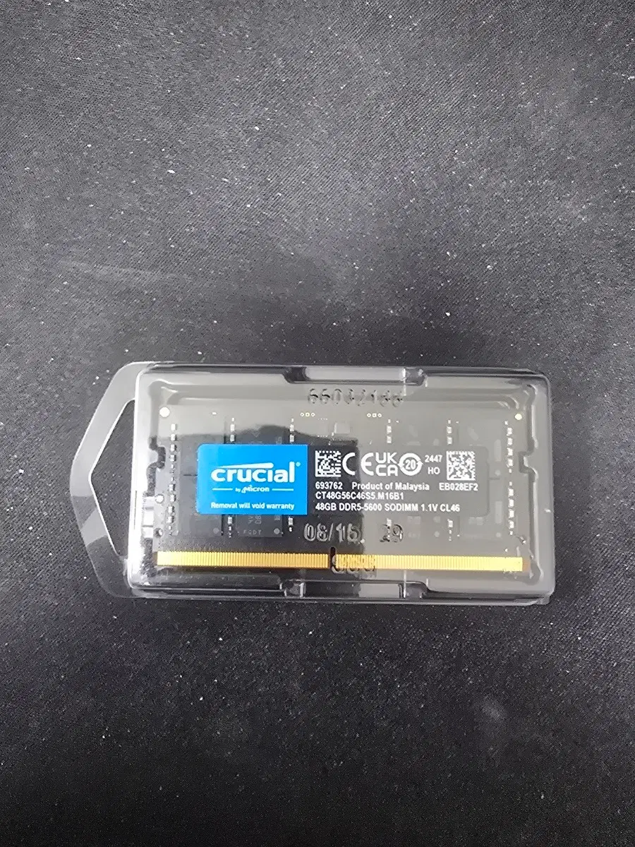Crucial DDR5-5600 SODIMM 48GB 1.1V CL46 노트북 램