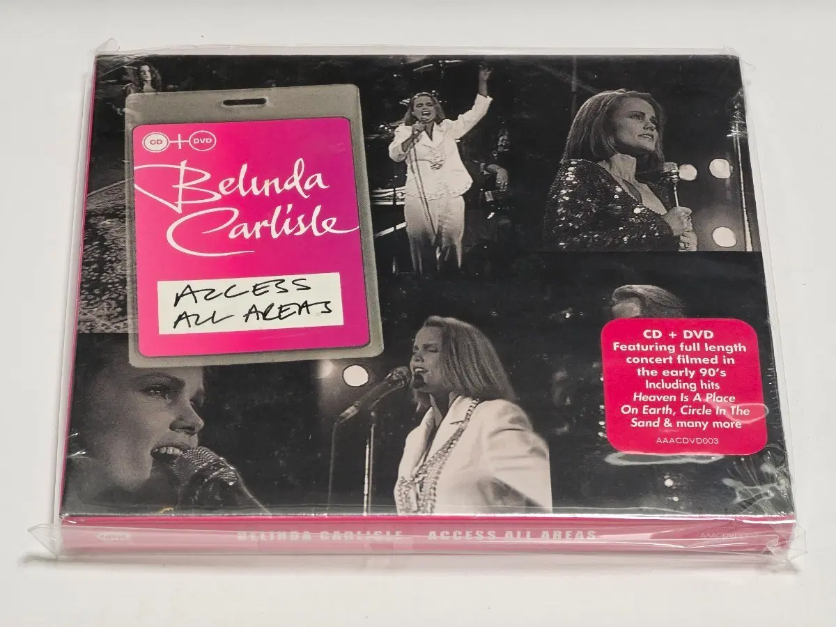 [미개봉] 벨린다 칼라일 (Belinda Carlisle) - Access All Areas (CD + DVD 수입반)