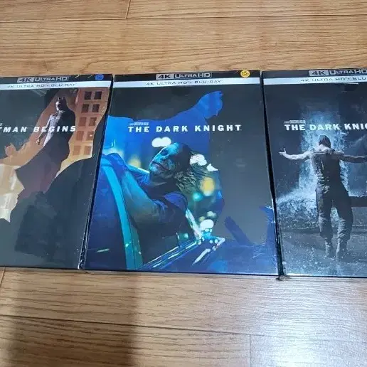 4K 블루레이 놀란 배트맨 3부작 스틸북 9disc 미개봉 팝니다