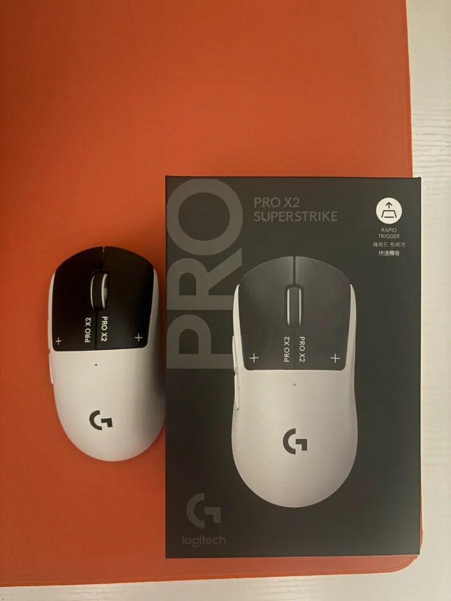 로지텍 PRO X2 SUPERLIGHT 무선 게이밍 마우스 화이트 (지슈스)