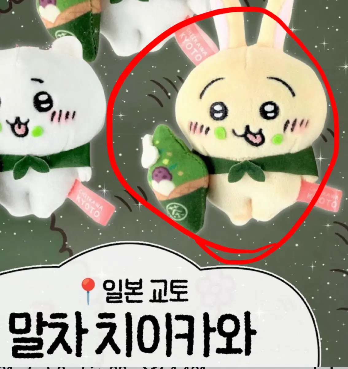 교토 말차 우사기 인형 누이