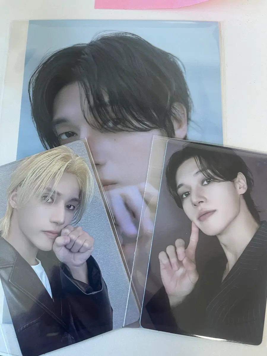 에이티즈 전시회 럭드 특전 우영 포카 엽서세트