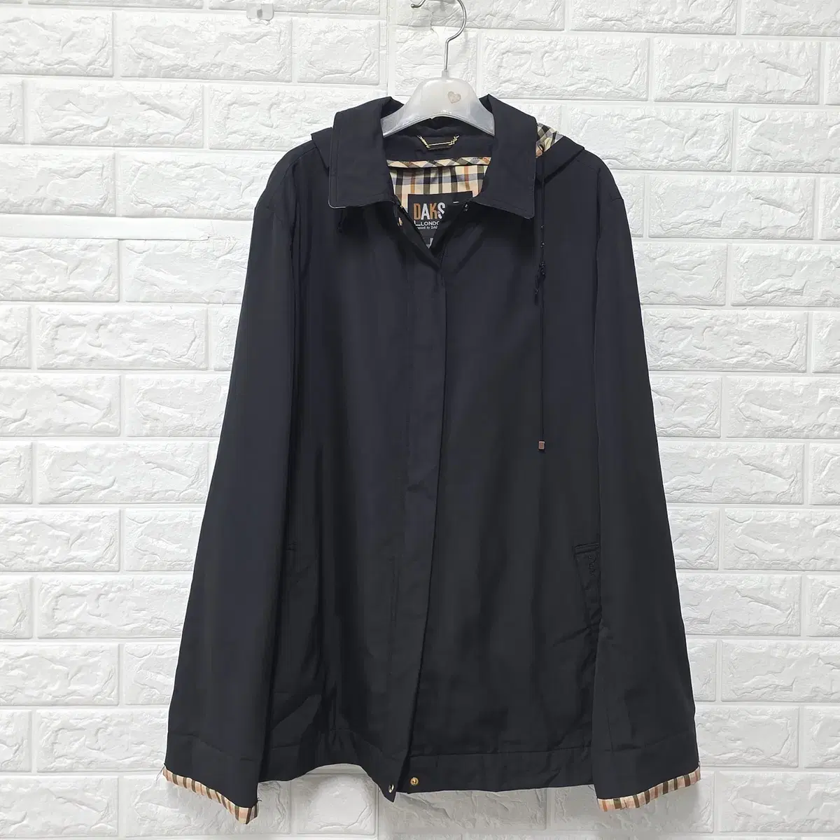 L 닥스 DAKS 골프 블랙 바람막이 자켓 F297