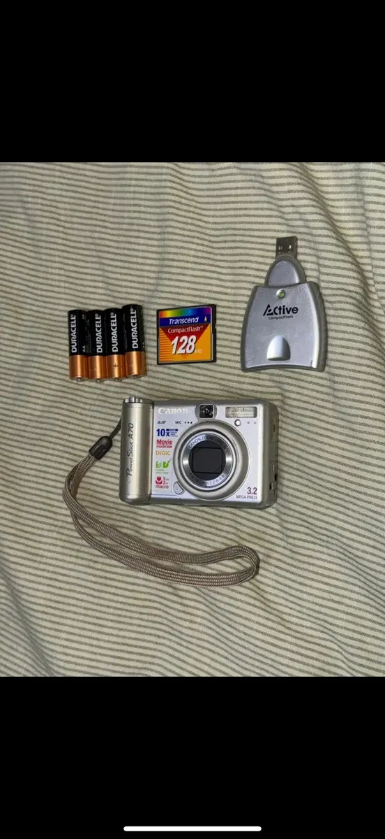 캐논 파워샷 A70 실버 디지털 카메라