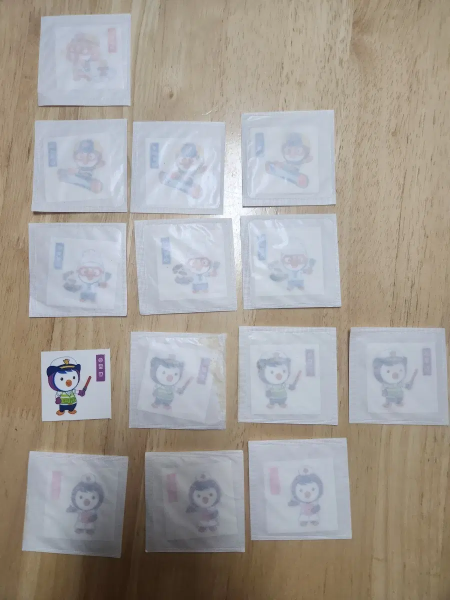 뽀로로 스티커 14개일괄