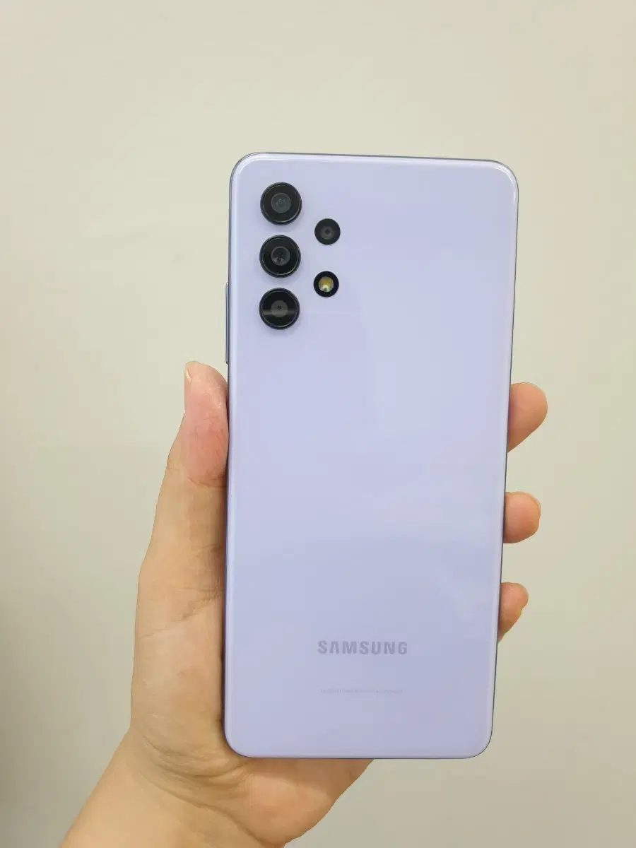 당일발송 무잔상 AA급 갤럭시 A32 64기가 퍼플 부산중고폰