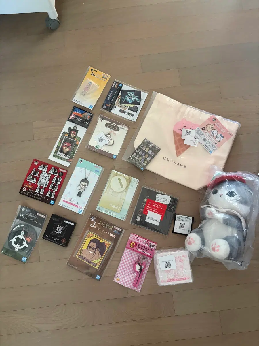 봉제인형 키링 등 팔아요(일괄)