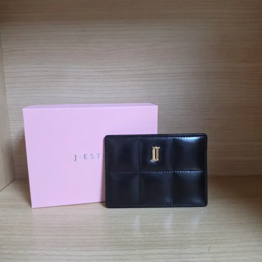제이에스티나 DAMIER 카드홀더 BK
