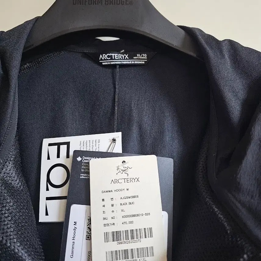 ARC'TERYX / GAMMA HOODY M / ブラック / XL