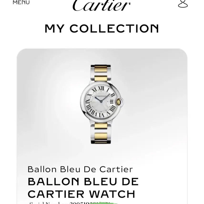 까르띠에 CARTIER 발롱 블루 드 18k 옐로우 골드 콤비 워치 36mm 사진 1