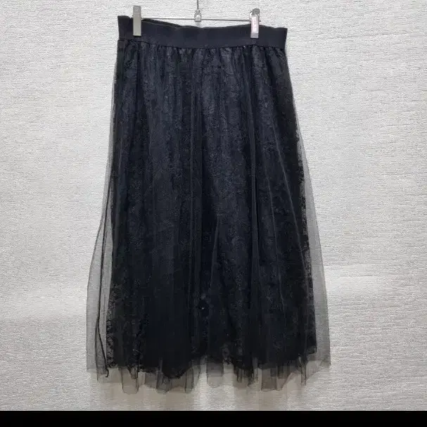 y472 레이스 튤 롱 스커트