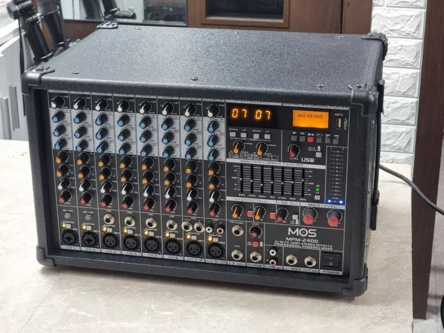 파워드믹서중고 MOS MPM-2400